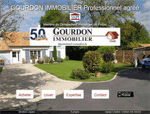 Tablet Screenshot of gourdon-immobilier.fr